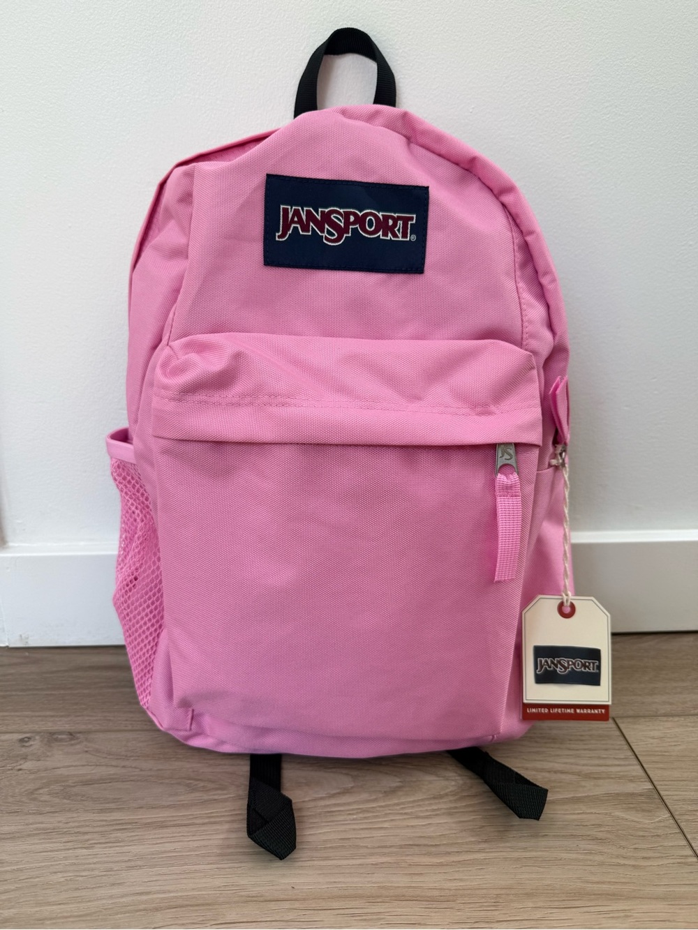 Jansport Pink Backpack with Front Pocket